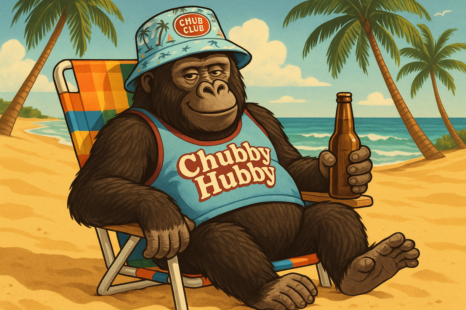 Correct the bucket hat logo to "Chub Club"